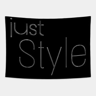 Minimalist fashion aesthetic Style That Style fashion trend elegant cool high fashion IT stylish design unique minimalism modern script text Tapestry