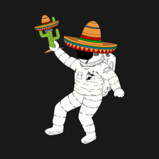 Funny Astronaut Floating In Space T-Shirt