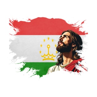 Tajikistani Heritage Proud Christian T-Shirt