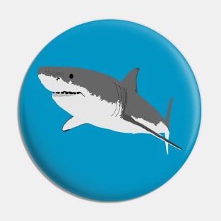 Great White Shark Pin