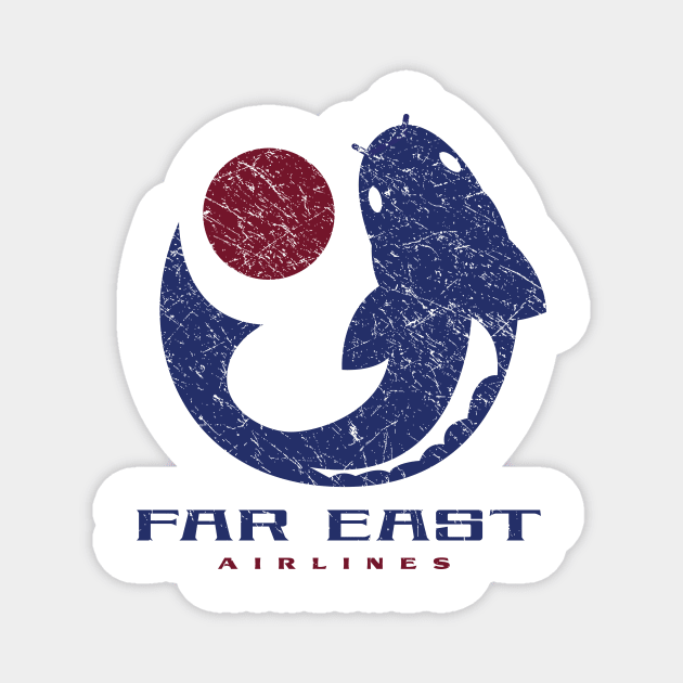 Far East Airlines Magnet by MindsparkCreative