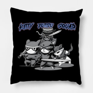 Kitty Jutsu Squad Pillow