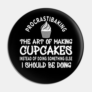 Cupcake - Proscrastibaking the art of making cupcakes Pin