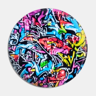 Graffiti  mural tags street art pattern Pin