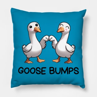 Funny Goose Bumps Cute Geese Fist Bump Friendship Gift For Goose Lover Girls Pillow