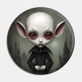 Nosferatu Gothic Vampire Pin