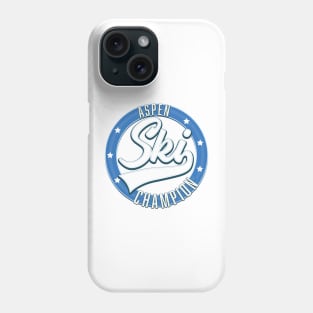 Aspen Ski Champion logo Phone Case