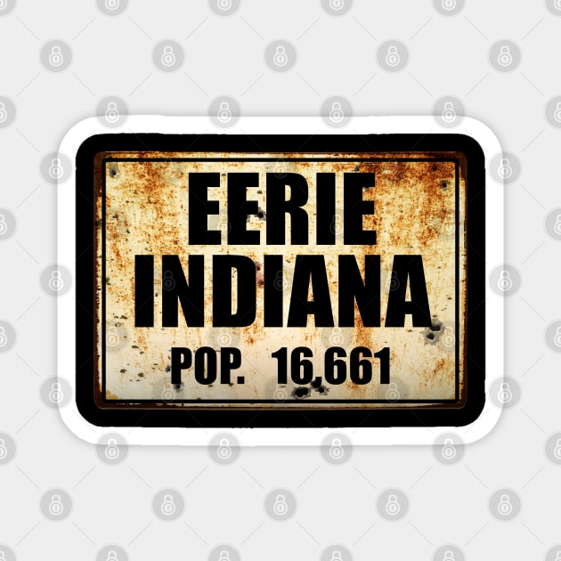 Eerie, Indiana Cult TV Show Design Magnet by HellwoodOutfitters