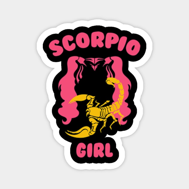 Scorpio Girl Magnet by Oiyo