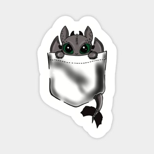 Cute Toothless Pocket Magnet