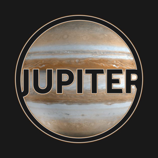 Planet Jupiter with lettering gift space idea by sweetczak