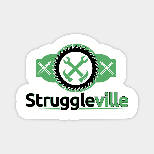 Struggleville Logo Edition Unleash The Amazingness Magnet by Struggleville
