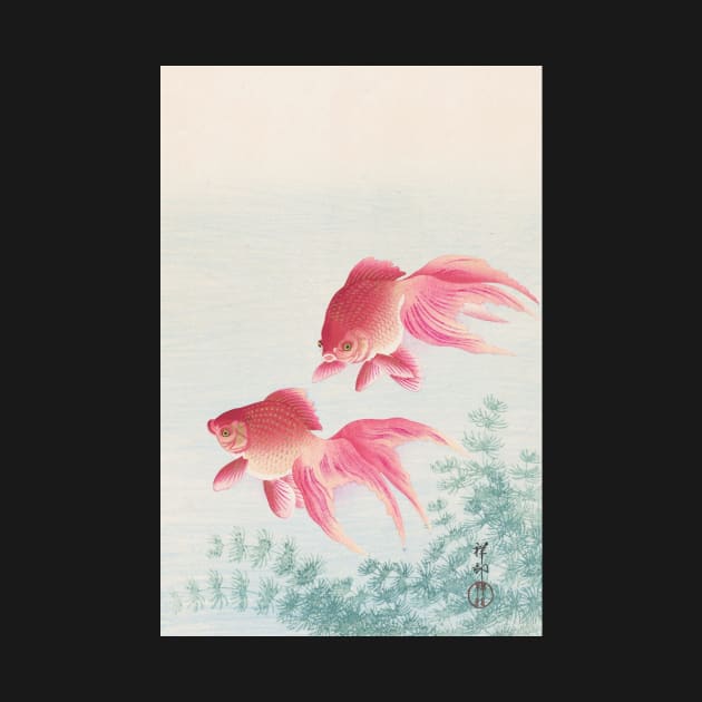 Goldfish by Ohara Koson by topower