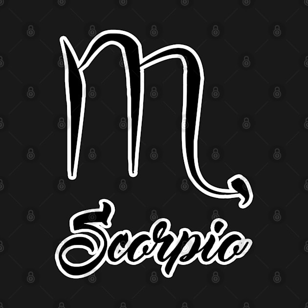 Scorpio Zodiac Design by Pikmi