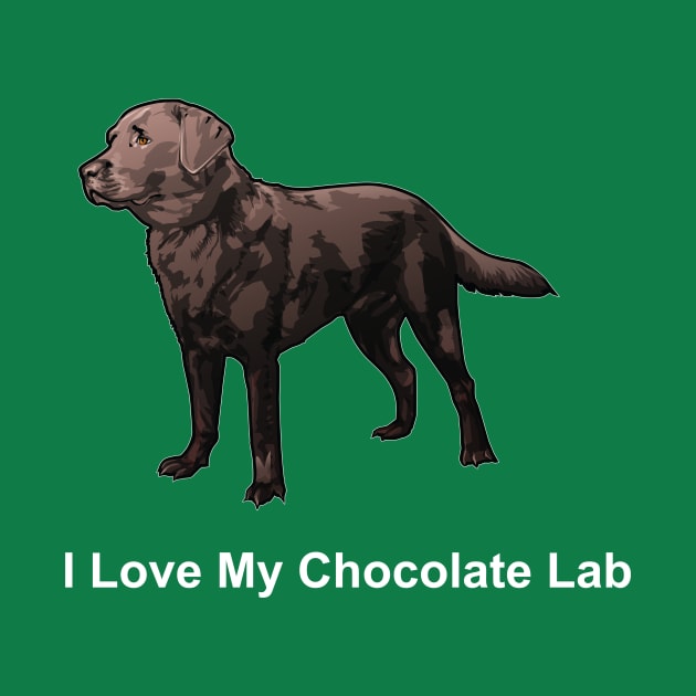 Chocolate Lab by SillyShirts