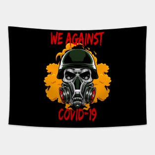 Gas Mask Covid-19 02 Tapestry