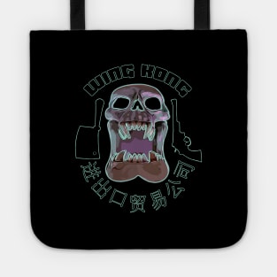 Wing Kong Neon Skull Tote