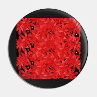 Multitude of flowers in red Pin