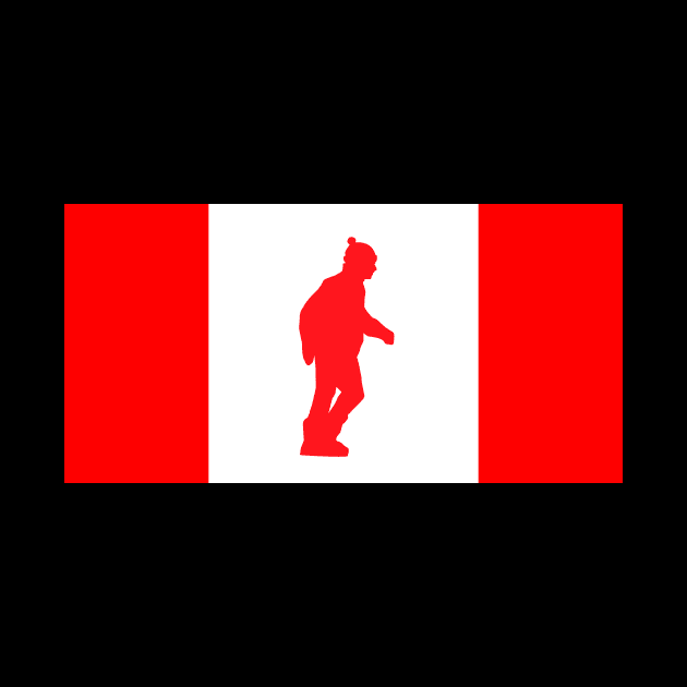 "Canadian" Flag by cartogram