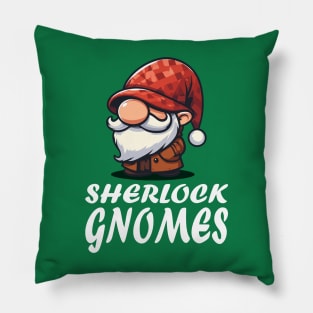 Sherlock Gnomes Pillow