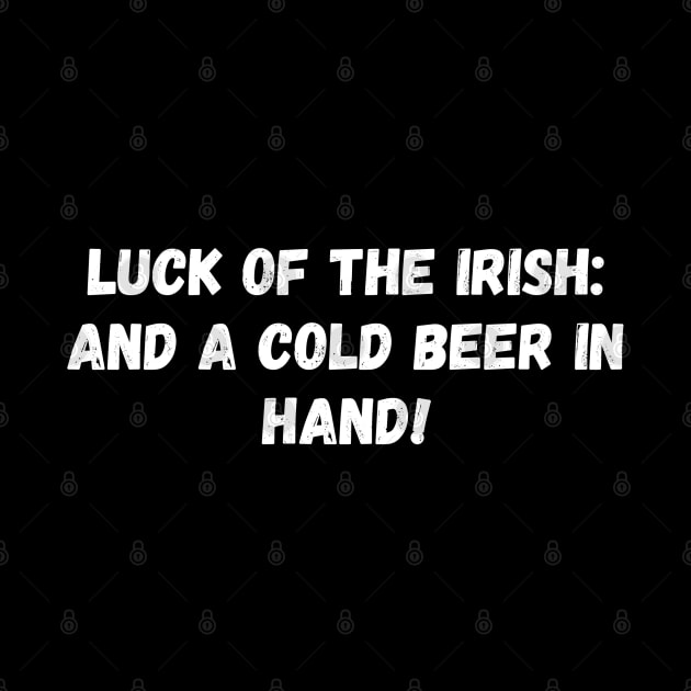 Luck of the Irish: and a cold beer in hand! St. Patrick’s Day by Project Charlie