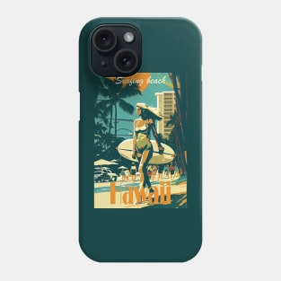 Hawaii Surfing Phone Case