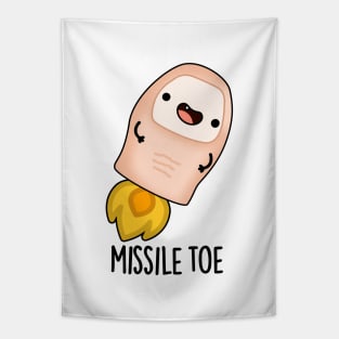 Missile Toe Cute Mistletoe Pun Tapestry