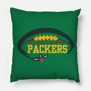 merry christmas packers Pillow