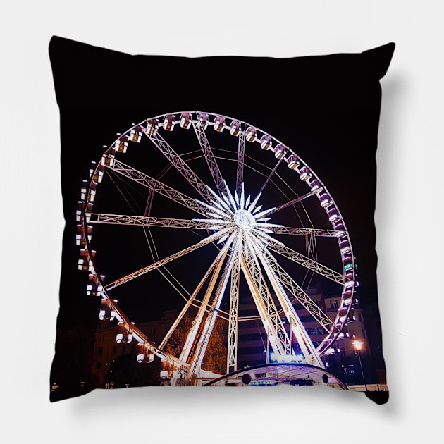 Ferris Wheel Pillow by Kate-P-