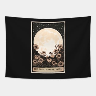 The Full Flower Moon Tarot Card Tapestry