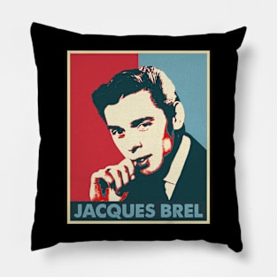 Jacques Brel Legend Pillow