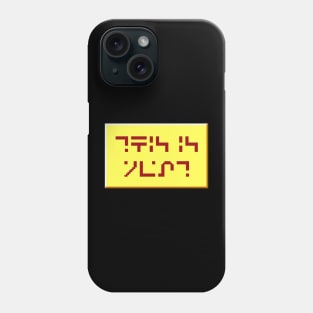 This is Neat Standard Galactic Alphabet Phone Case