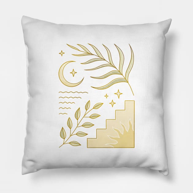 Down To Earth Pillow by Barlena