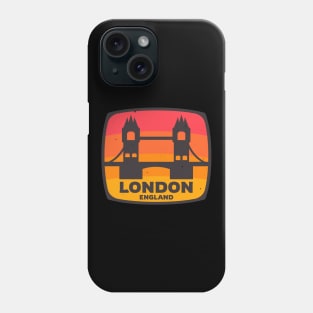 London England Tower Bridge Retro UK Phone Case