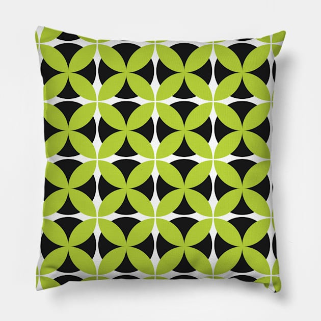 Circle Seamless Pattern 037#001 Pillow by jeeneecraftz