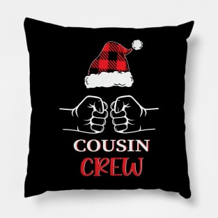 Cousin Crew Funny Matching Christmas Pajama Pillow