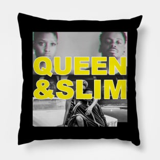 queen and slim Pillow