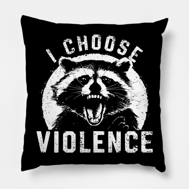 I-choose-violence Pillow by Little Quotes
