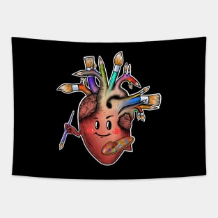 Artist human heart anatomy,artist teacher,art,artistic Tapestry