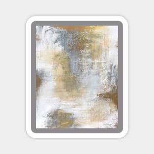 Gold And Grey Textures A2 Magnet