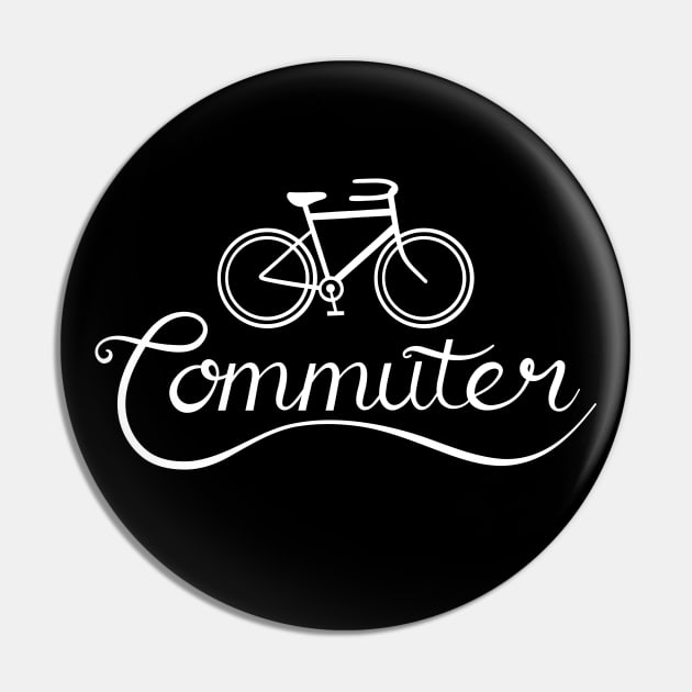 Bike Commuter Pin by ExtraMedium