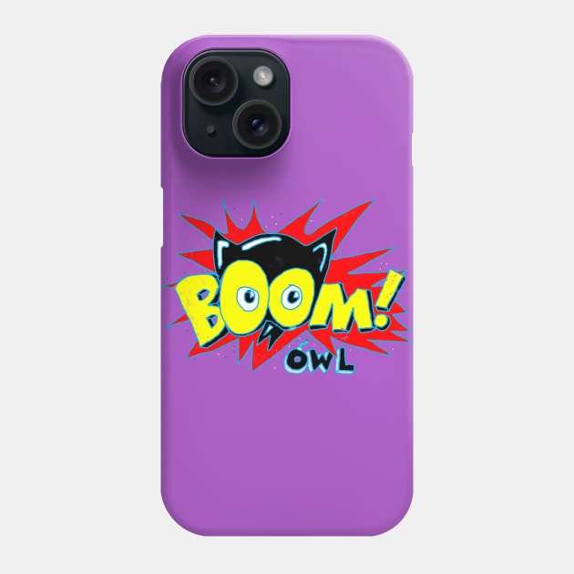 Owl Boom ! Phone Case by martinussumbaji