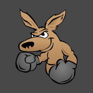 Boxing Kangaroo Cartoon T-Shirt