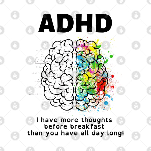 ADHD More Thoughts Before Breakfast by MyNDLife