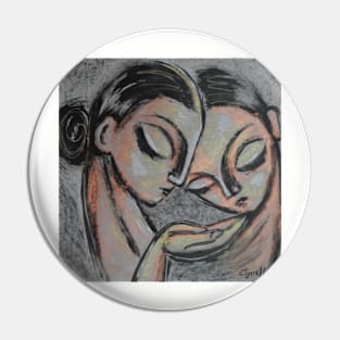 Sisters - Portrait Pin