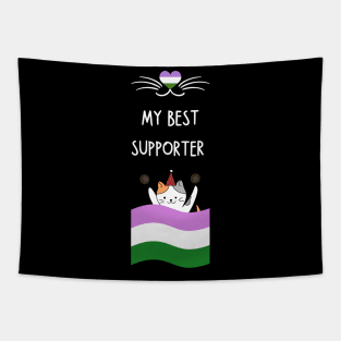 Genderqueer flag Tapestry