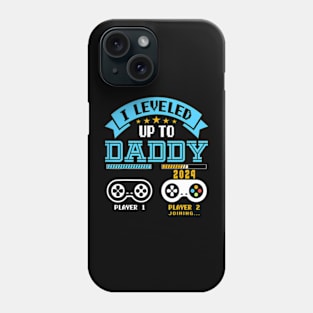 I Leveled Up To  2024  Soon To Be Dad 2024 Phone Case