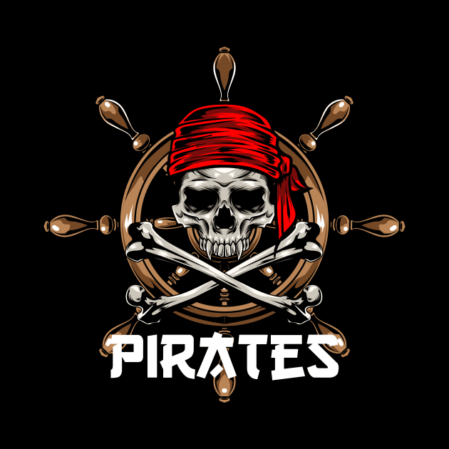 Skull Pirates Crew x Steering Wheel by Harrisaputra