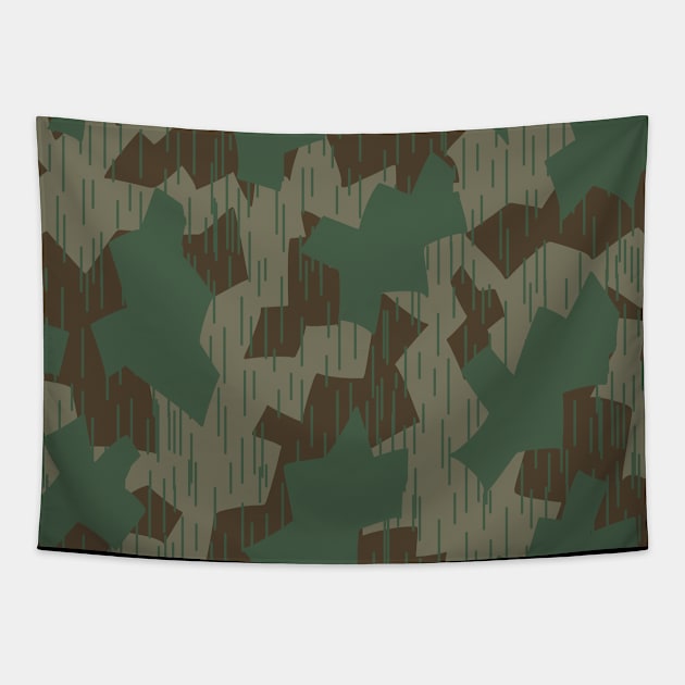 splittermuster, ww2 camouflage pattern. Tapestry by JJadx