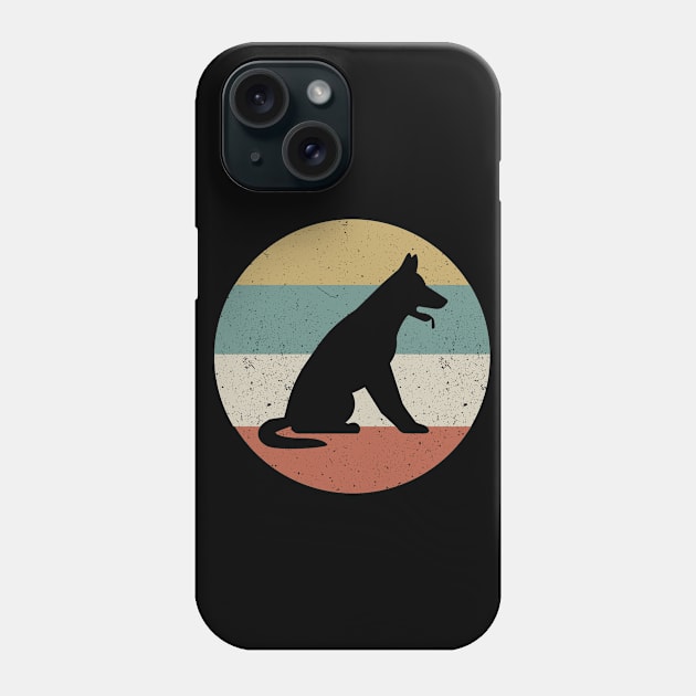 german shepherd retro Phone Case by oyshopping